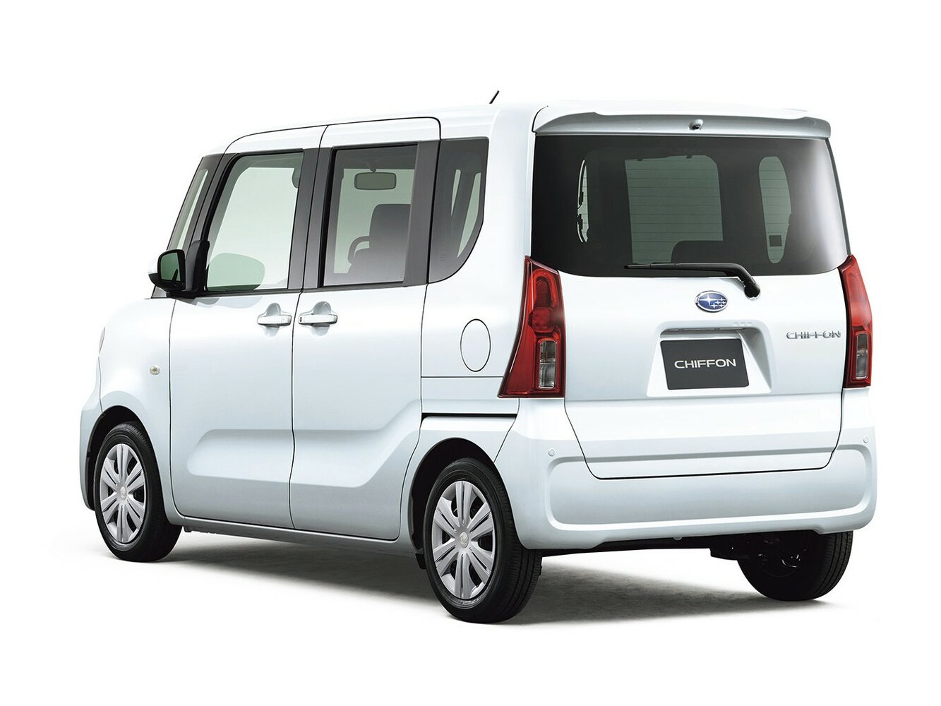 Subaru Chiffon, II, 2019–2022, Микровэн: Rear three-quarter view
