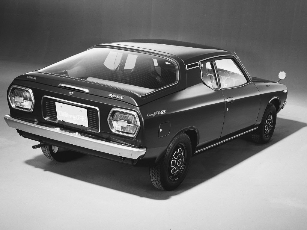 Nissan Cherry, II (F10), 1974–1978, Coupe: Rear three-quarter view