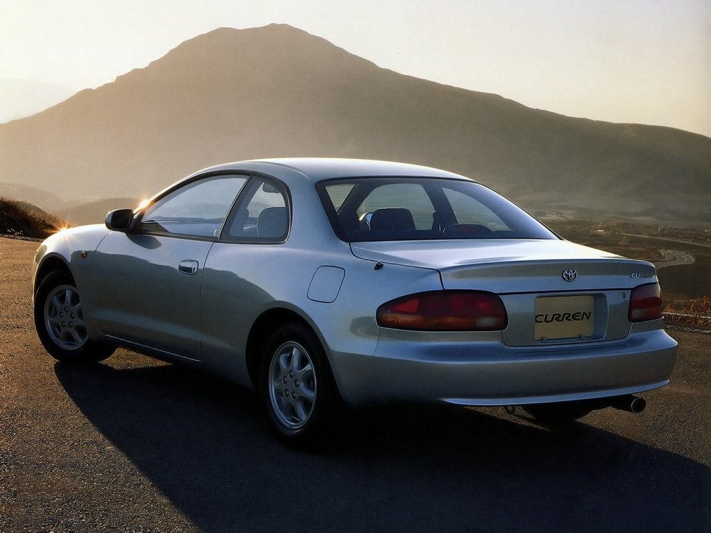 Toyota Curren, , 1994–1999, Coupe: Rear three-quarter view