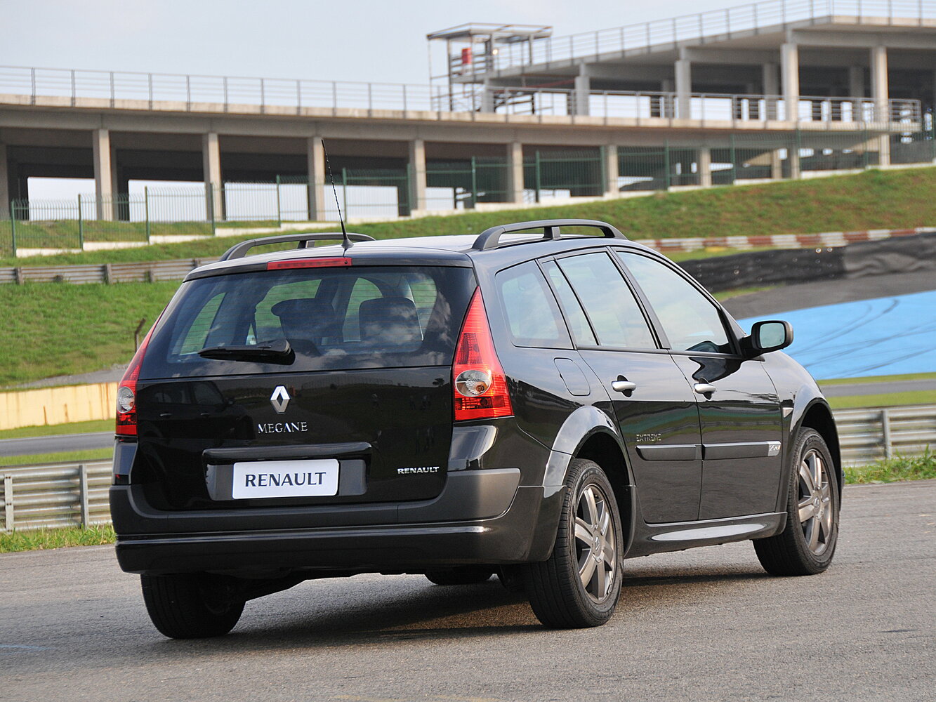 Renault Megane, II, 2002–2006, Estate 5 door: Rear three-quarter view