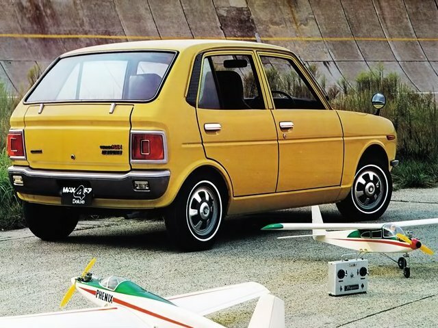 Daihatsu Fellow, II (Max), 1970–1976, Седан: Вид сзади в три четверти