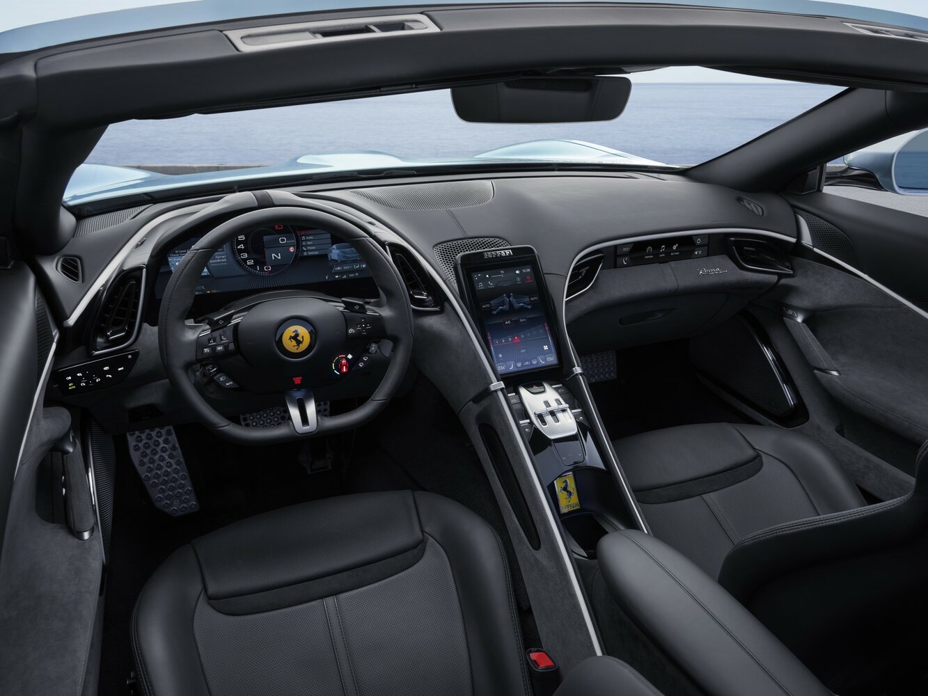 Ferrari Roma, , 2020–2026, Кабриолет Spider: Передняя панель