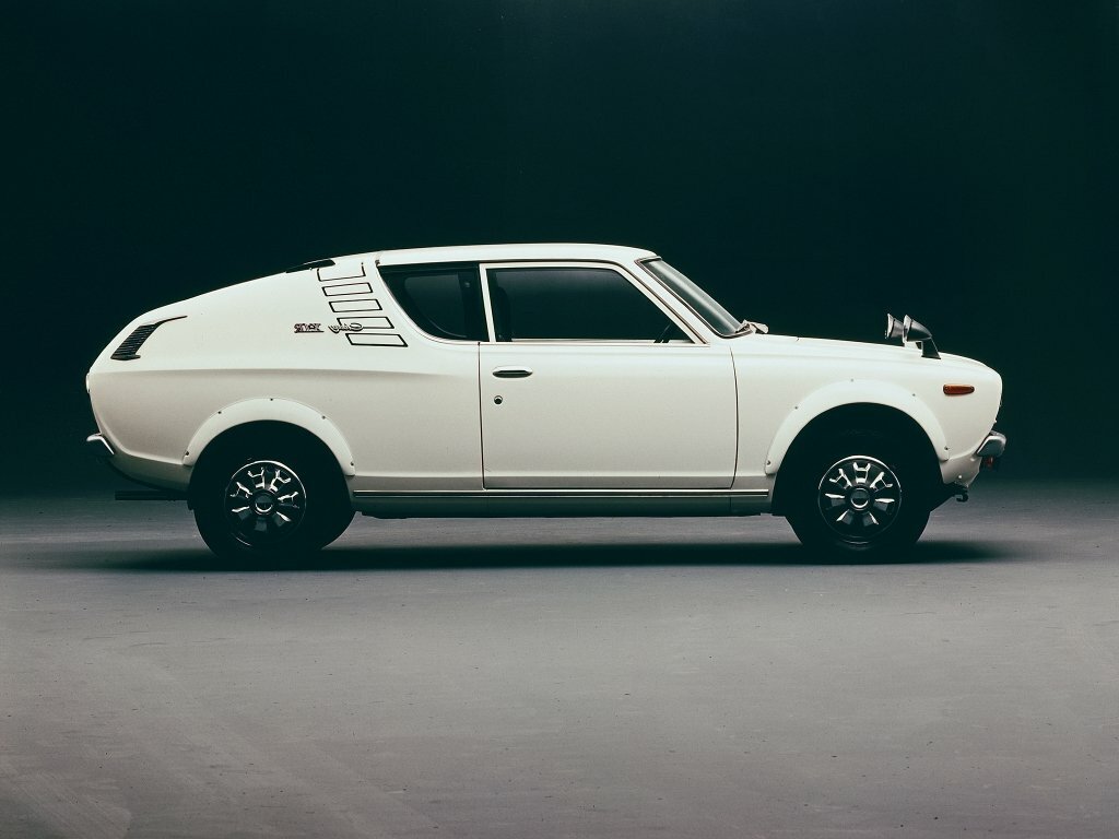 Datsun Cherry, I, 1970–1974, Купе: Вид сбоку