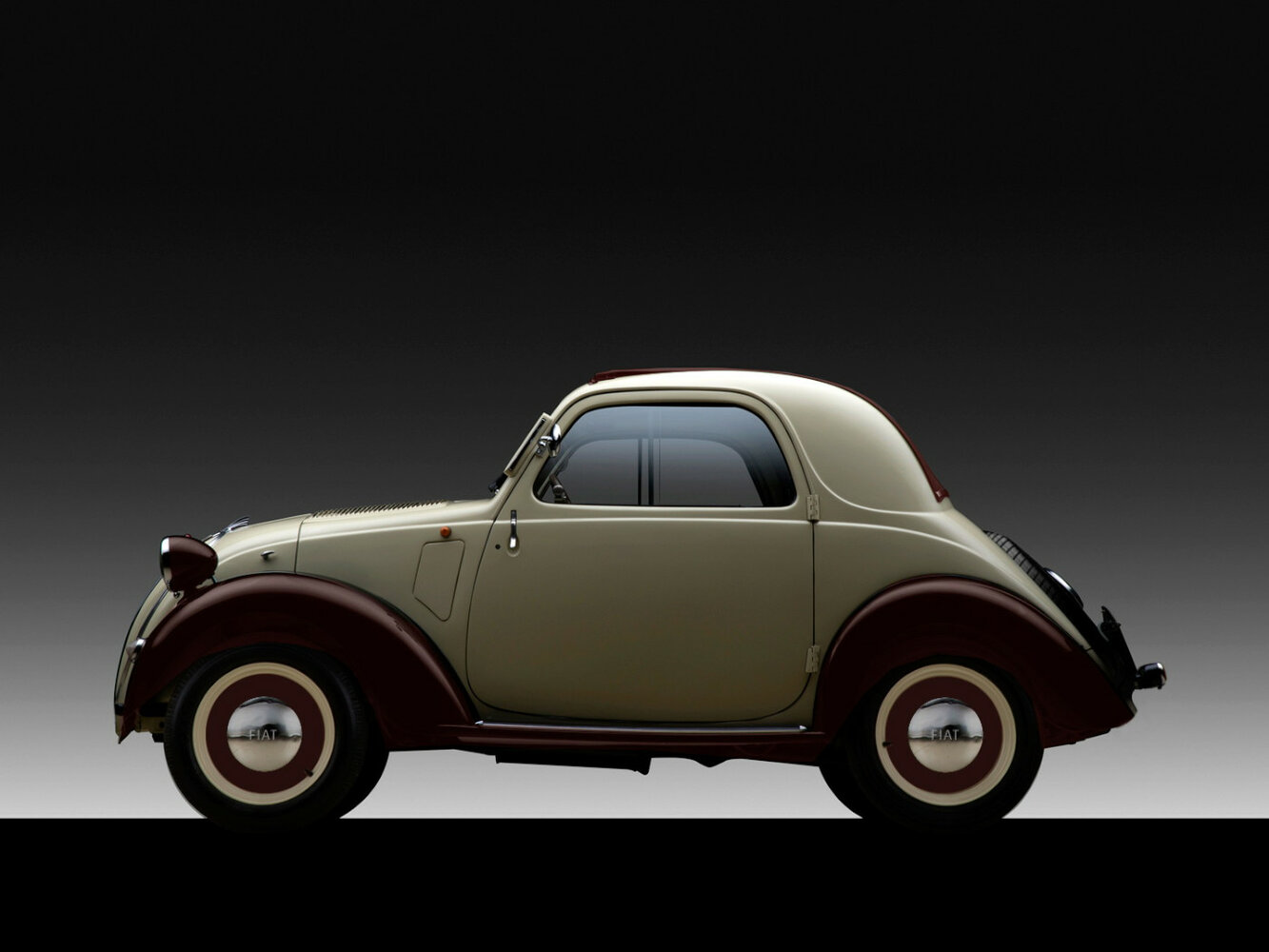 Fiat 500, Topolino, 1936–1955, Седан 2 дв.: Вид сбоку