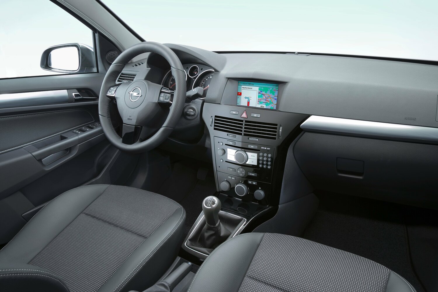 Opel Astra, H Рестайлинг, 2006–2014, Седан: Передняя часть салона