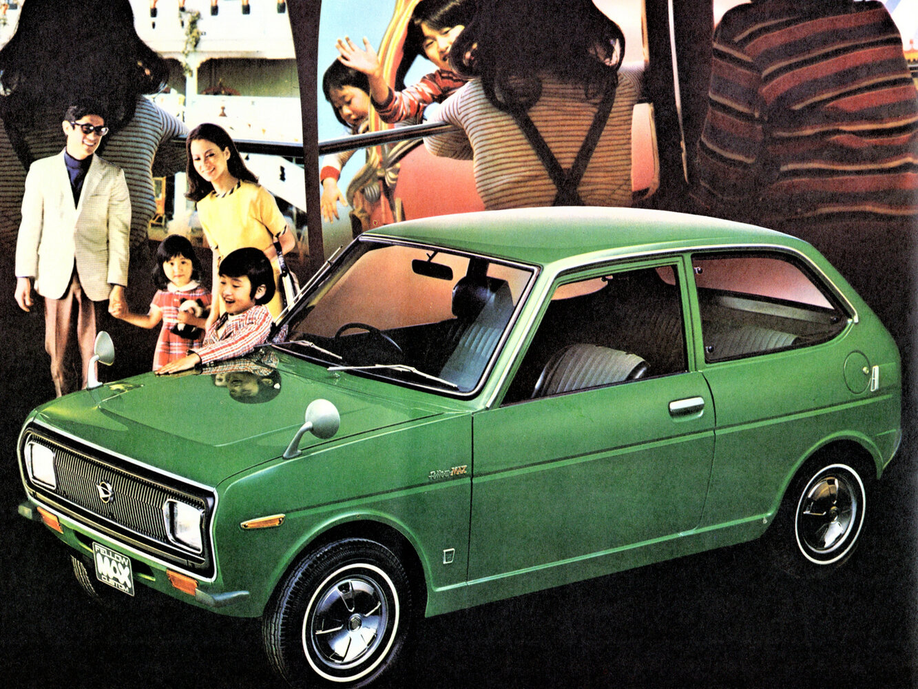 Daihatsu Fellow, II (Max), 1970–1976, Седан 2 дв.: Вид сбоку