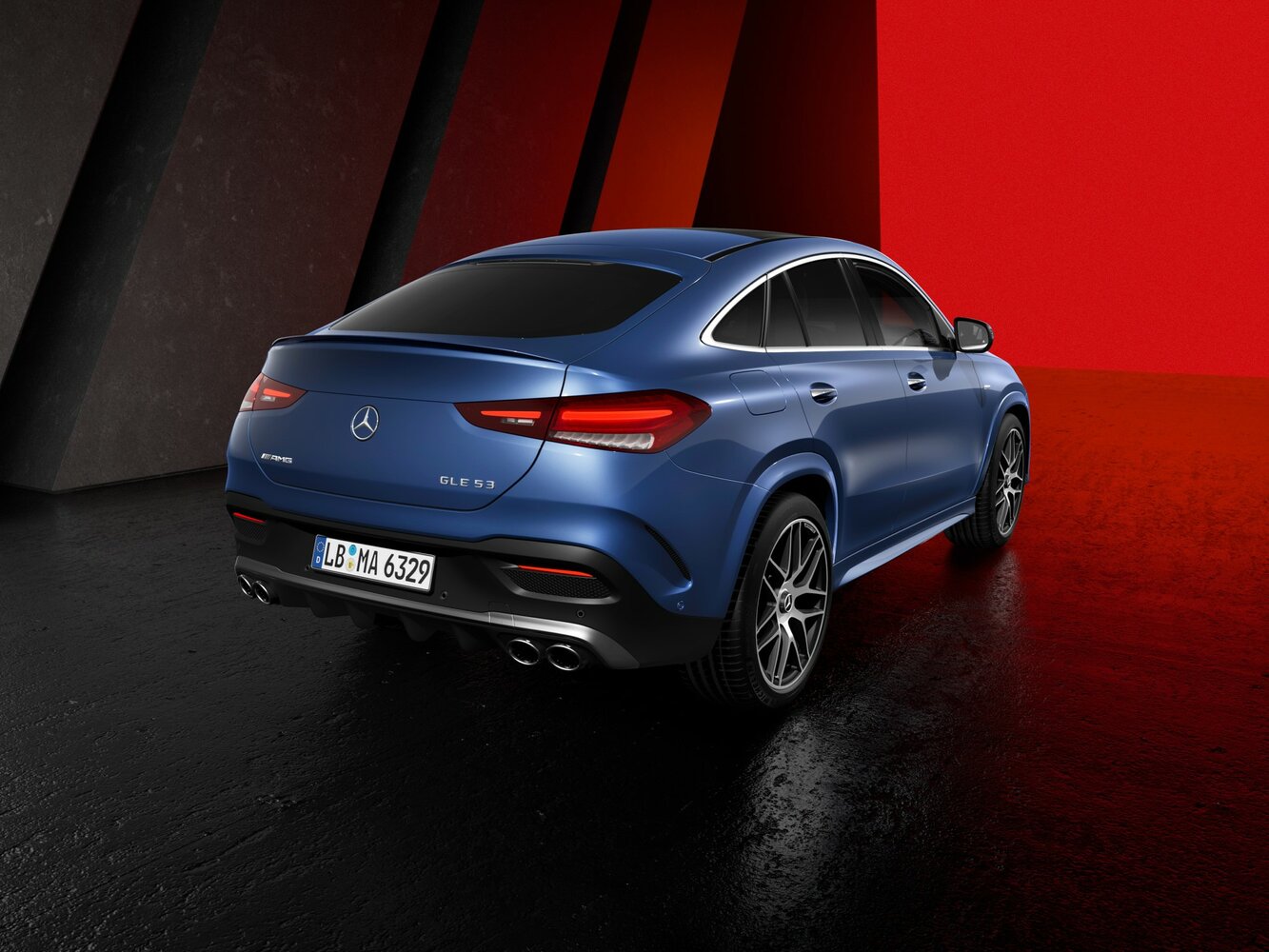 Mercedes-Benz GLE Coupe AMG, II (C167) Рестайлинг, 2023–2026, Внедорожник 5 дв.: Вид сзади в три четверти