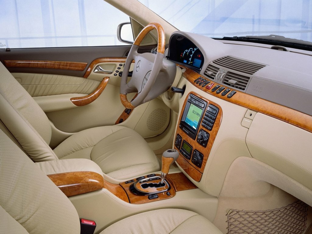 Mercedes-Benz S-Класс, IV (W220), 1998–2005, Лимузин Pullman: Передняя часть салона