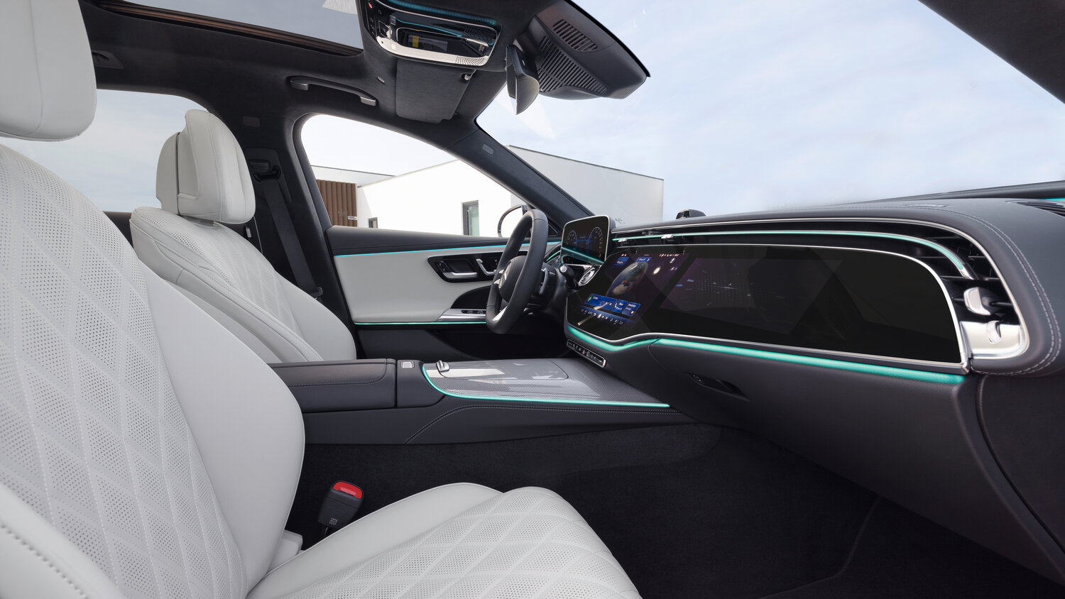 Mercedes-Benz E-Класс, VI (W214, S214), 2023–2026, Estate 5 door: Front cabin
