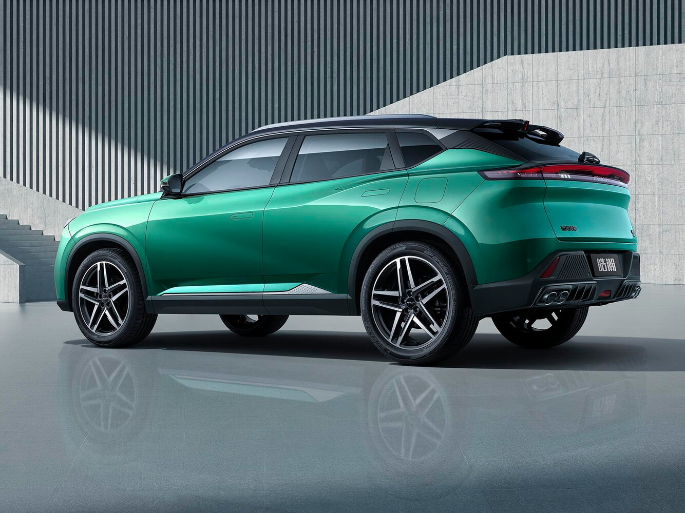 Dongfeng Aeolus Haohan, , 2023–2026, SUV 5 door: Rear three-quarter view