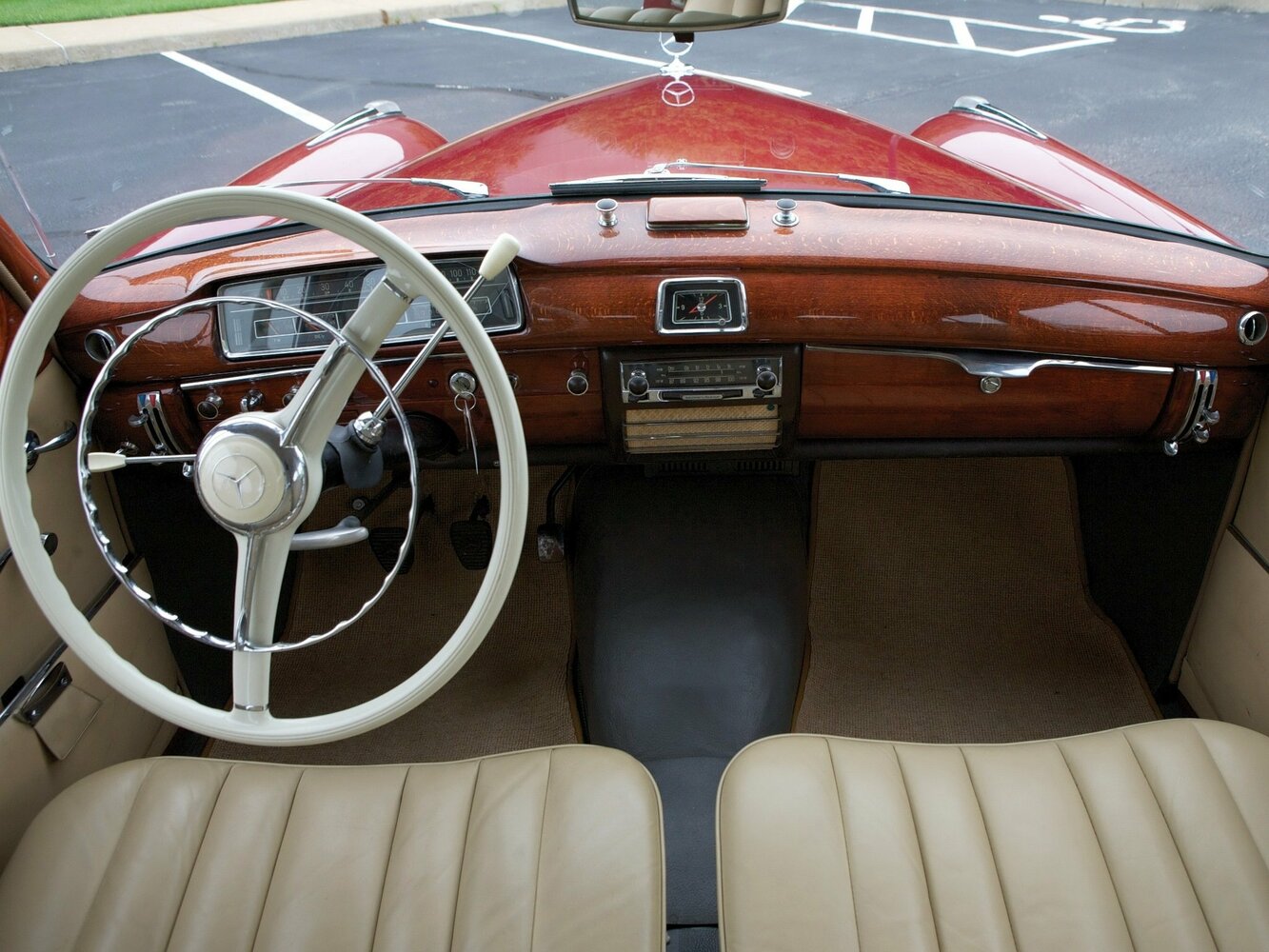 Mercedes-Benz W128, , 1958–1960, Седан: Передняя панель
