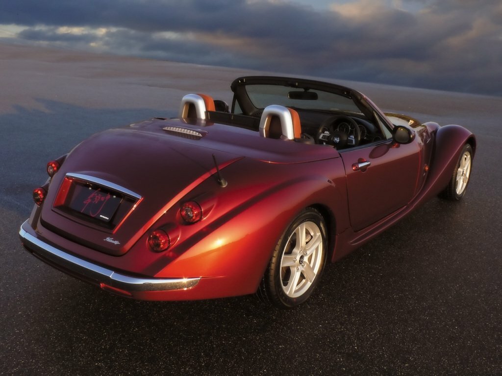 Mitsuoka Himiko, I, 2008–2018, Родстер: Rear three-quarter view