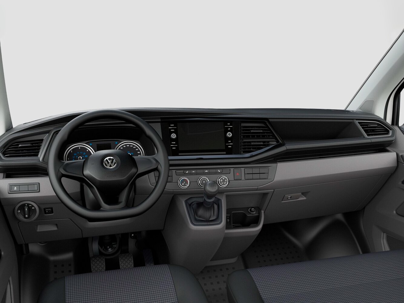 Volkswagen Transporter, T6 Рестайлинг, 2019–2024, Пикап Одинарная кабина: Передняя панель