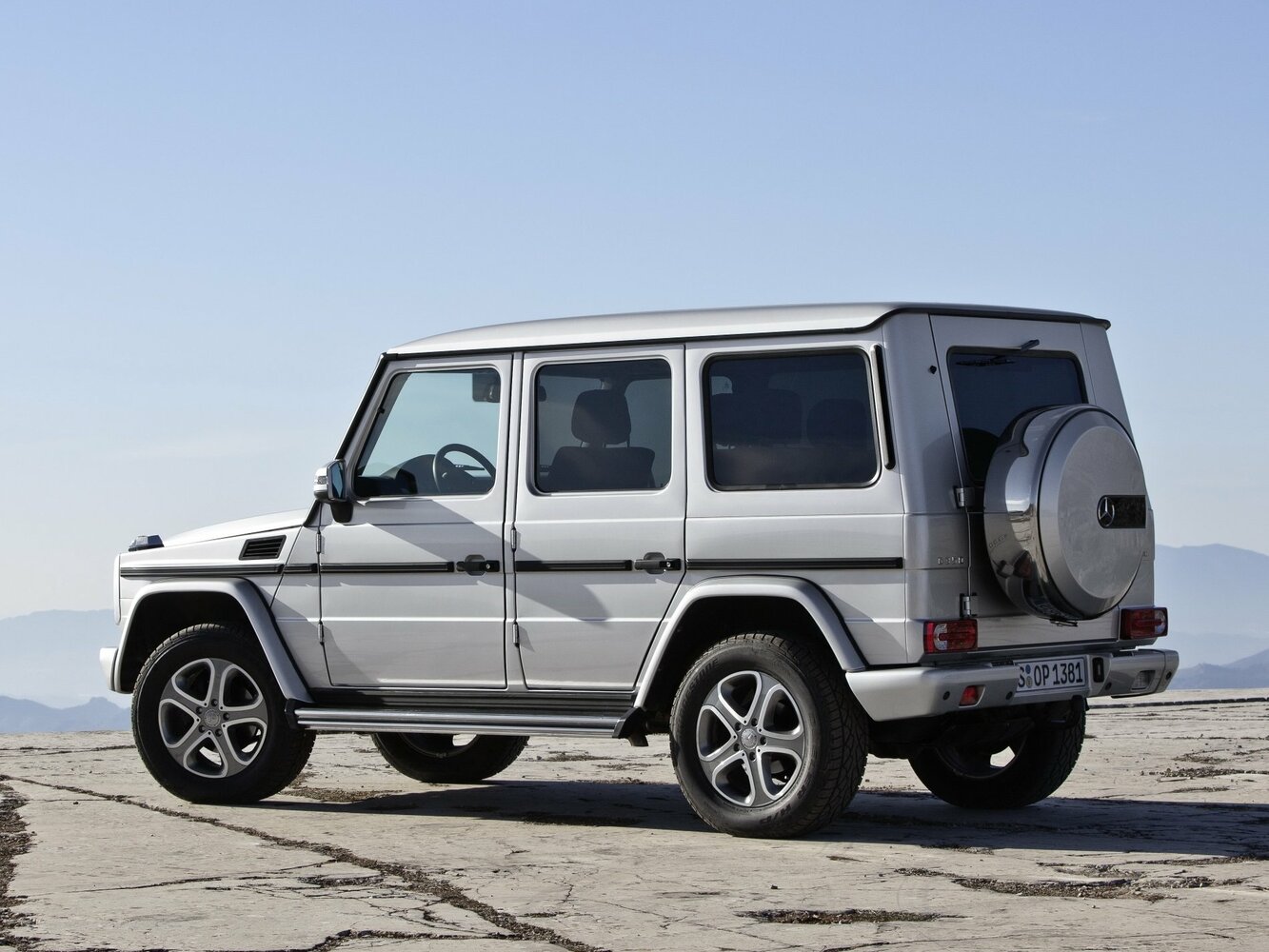 Mercedes-Benz G-Класс, II (W463) Рестайлинг 3, 2012–2015, Внедорожник 5 дв.: Вид сзади в три четверти
