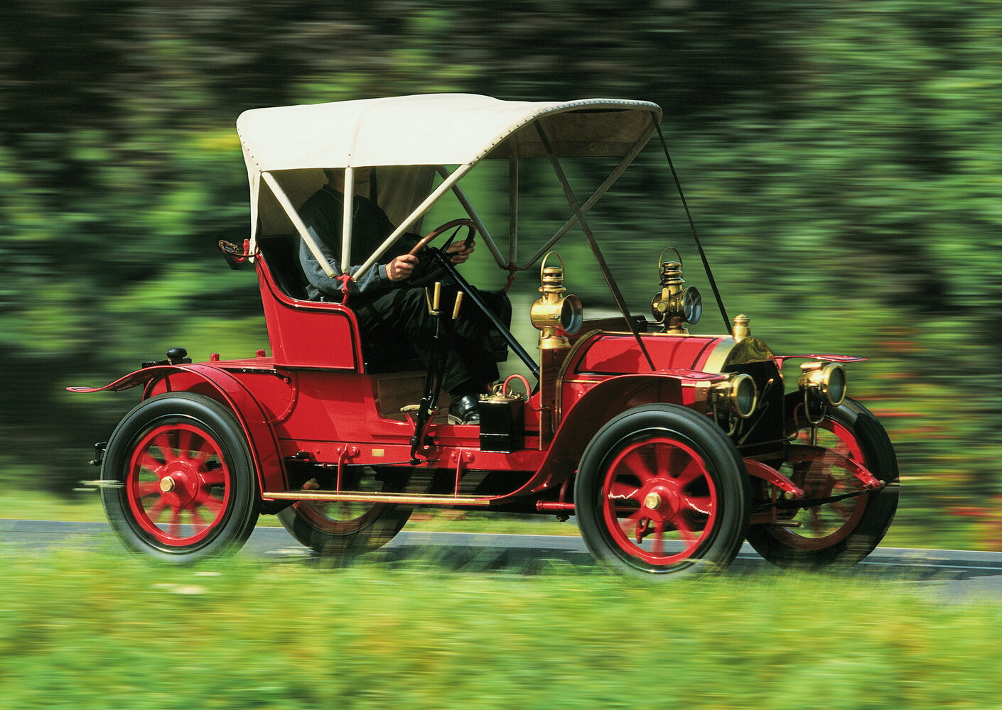 Opel 4/8 PS, , 1909–1910, Кабриолет: Вид сбоку