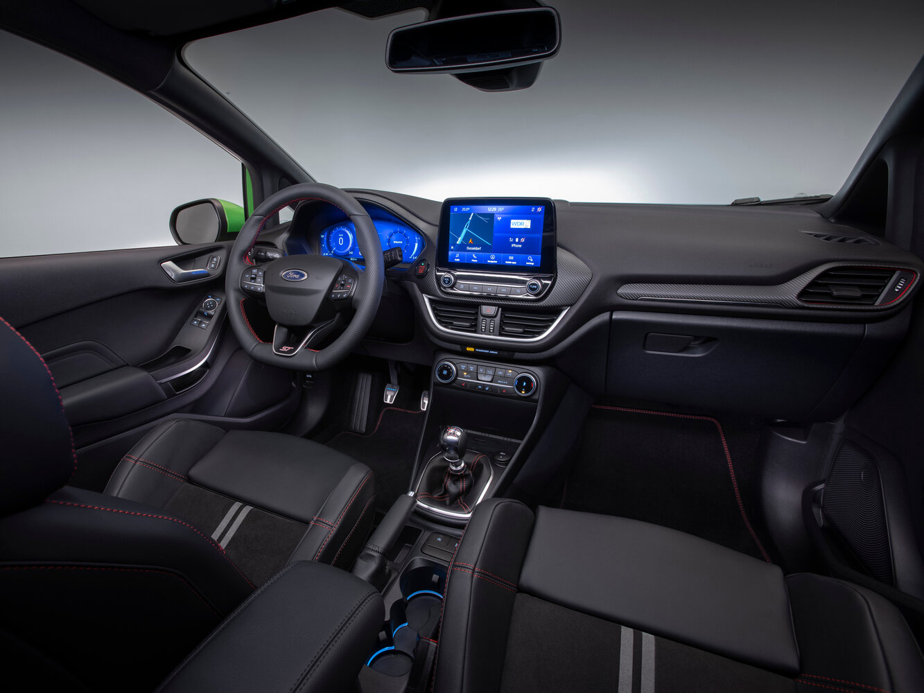 Ford Fiesta ST, VII facelift, 2021–2023, Hatchback 5 door: Front cabin
