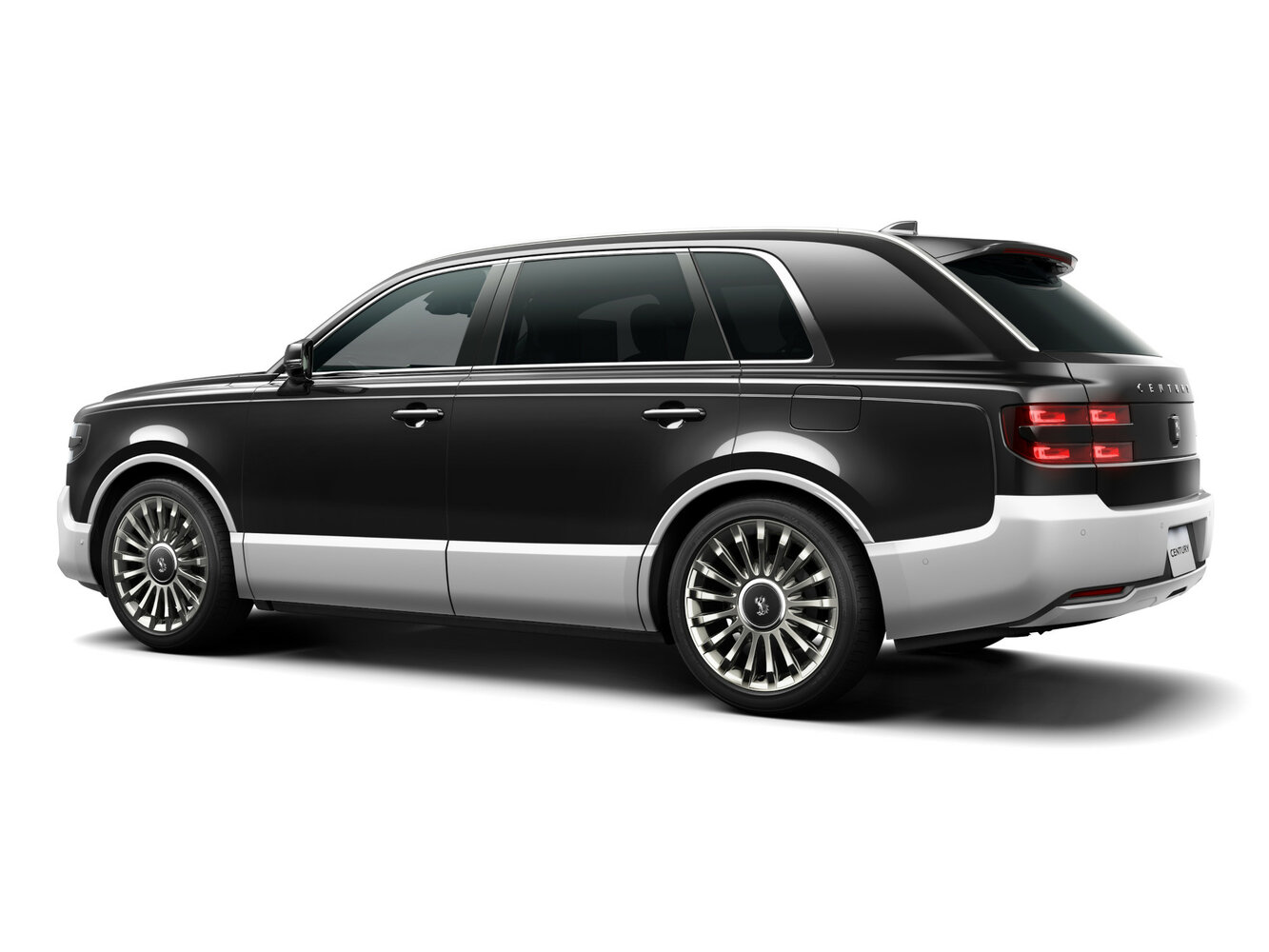 Toyota Century, IV (G70), 2023–2026, SUV 5 door: Rear three-quarter view