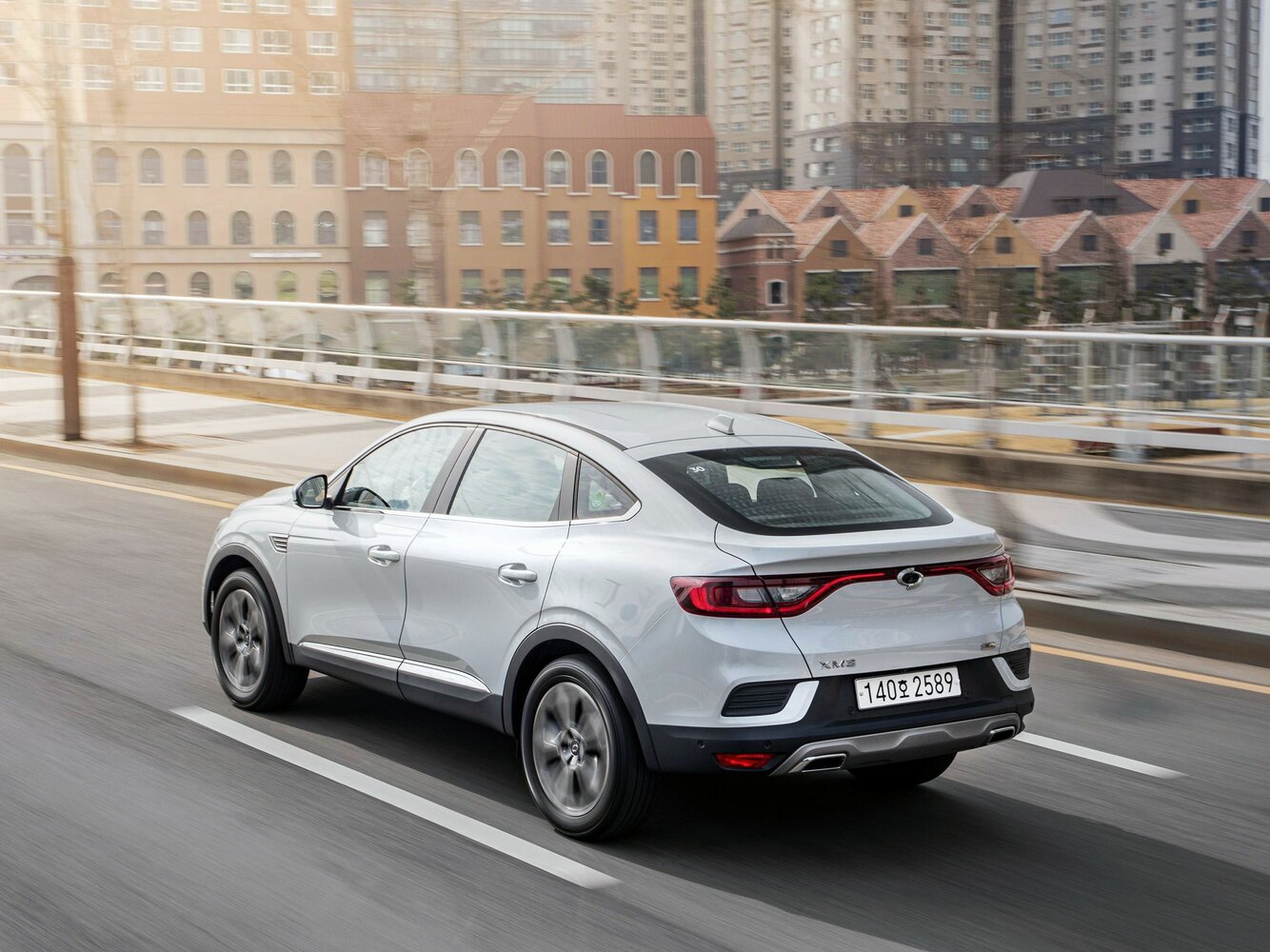 Renault Samsung XM3, , 2020–2024, SUV 5 door: Rear three-quarter view