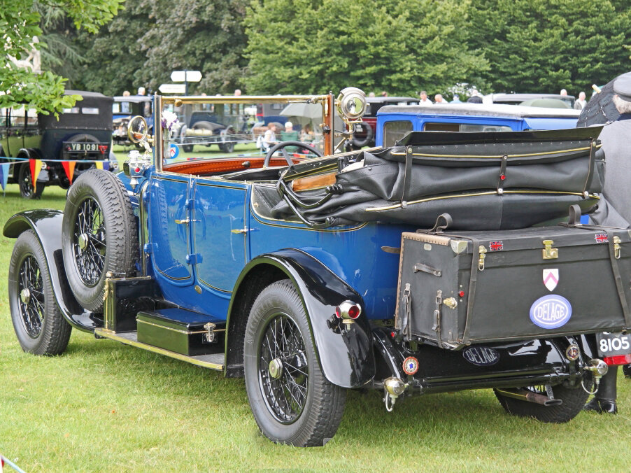 Delage DI, , 1923–1927, Convertible Torpedo: Rear three-quarter view