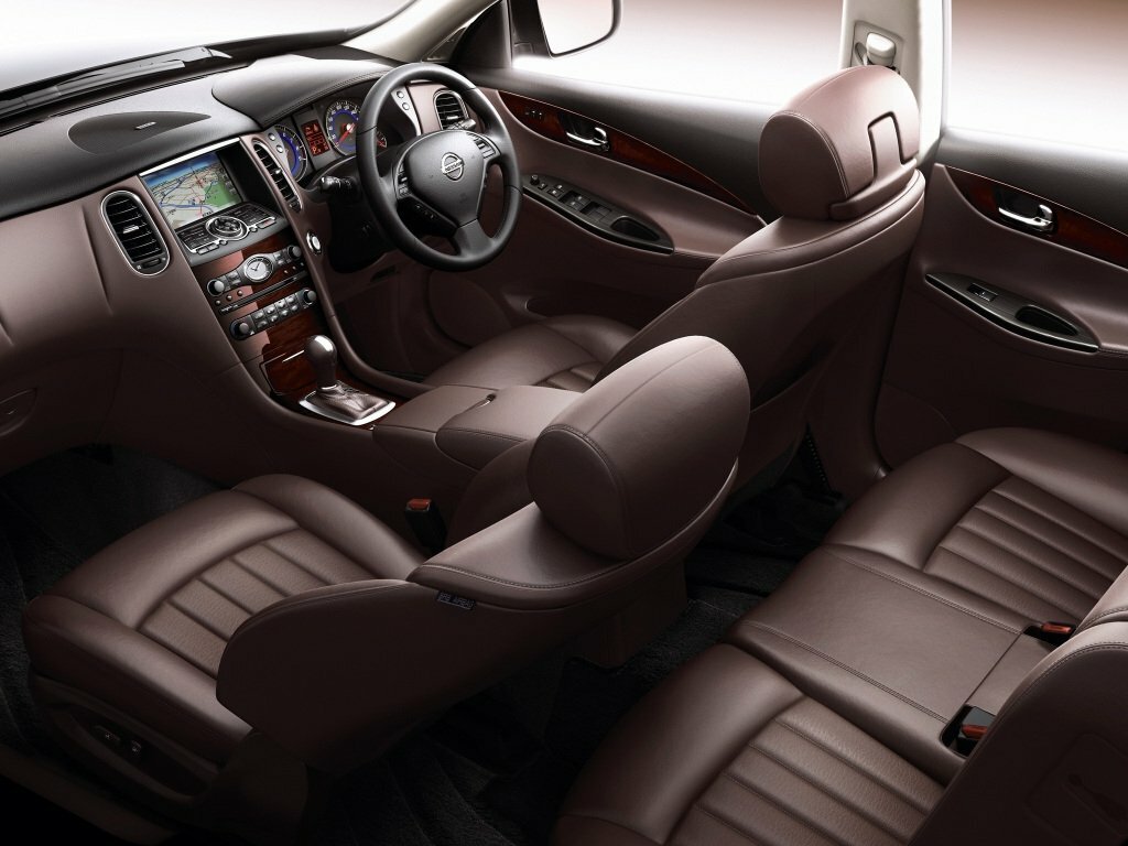 Nissan Skyline Crossover, , 2009–2016, SUV 5 door: Rear cabin