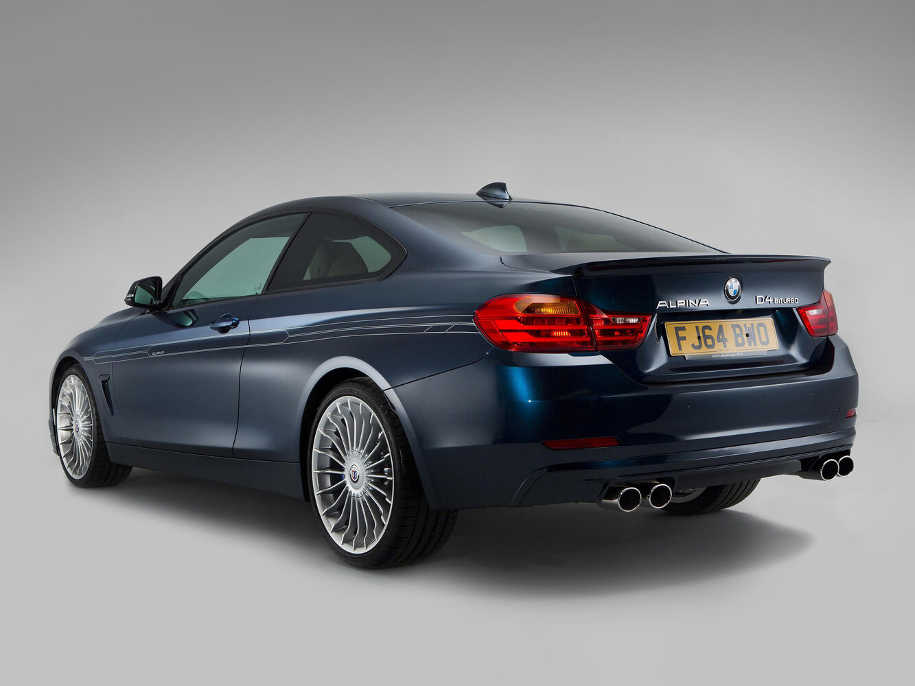 Alpina D4, F32/F33, 2014–2017, Купе: Вид сзади в три четверти