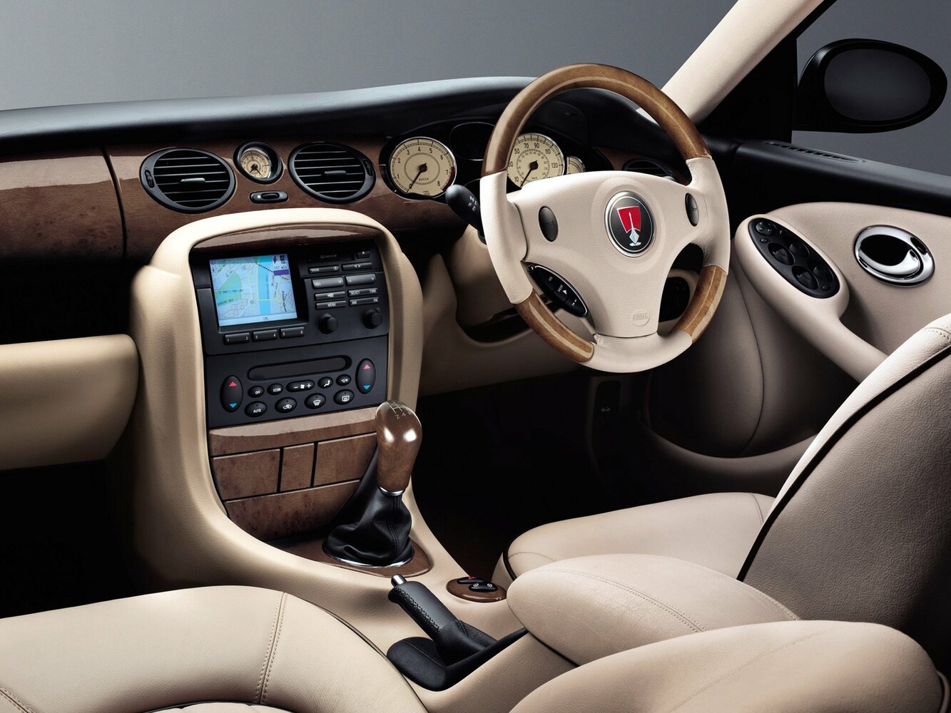 Rover 75, I Рестайлинг, 2004–2005, Универсал 5 дв.: Передняя часть салона
