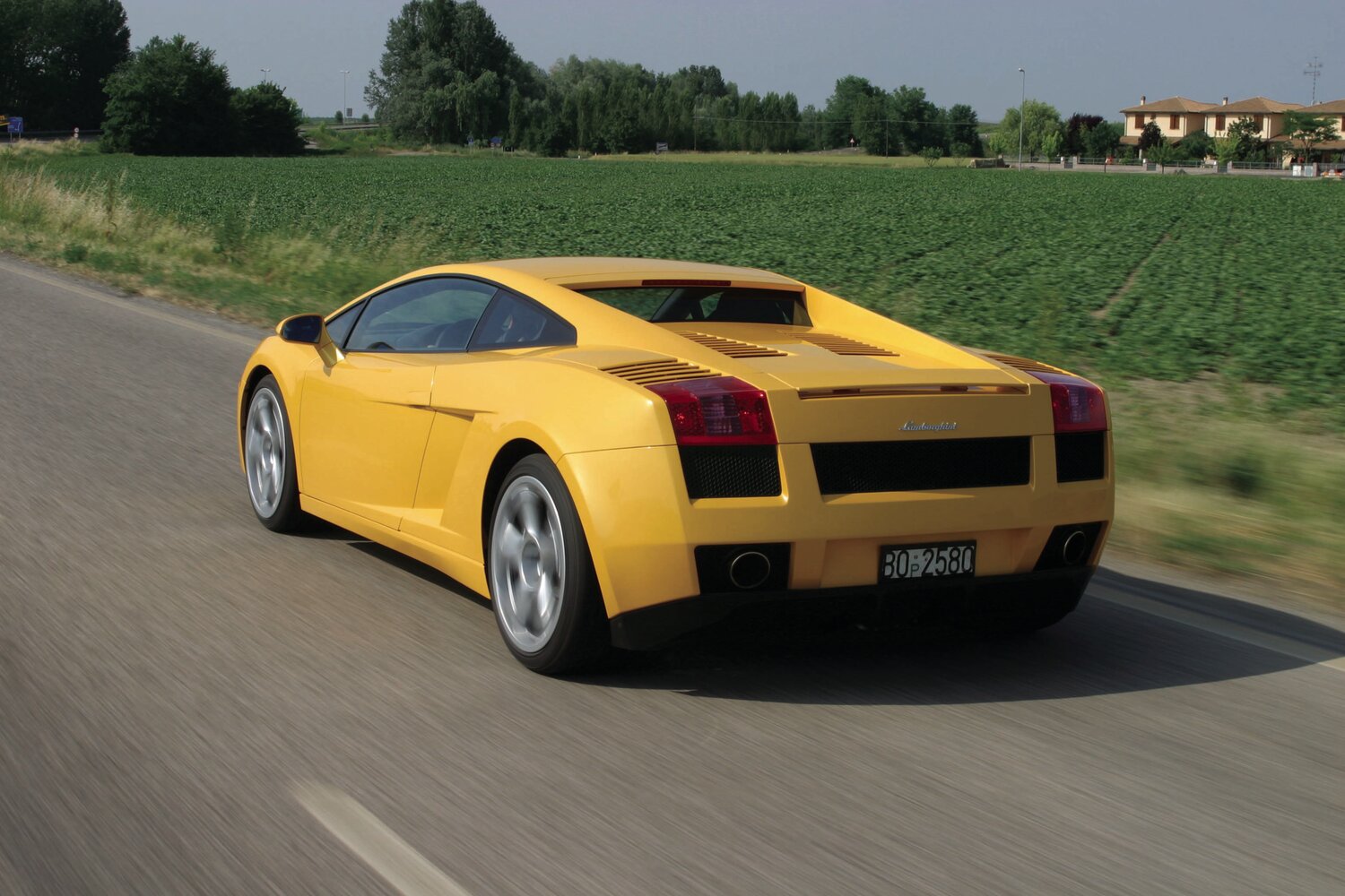 Lamborghini Gallardo, I, 2003–2008, Купе: Вид сзади в три четверти