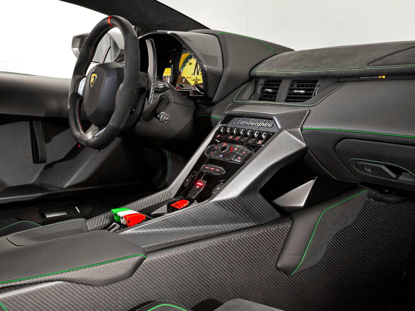 Lamborghini Veneno, , 2013–2013, Coupe: Front cabin