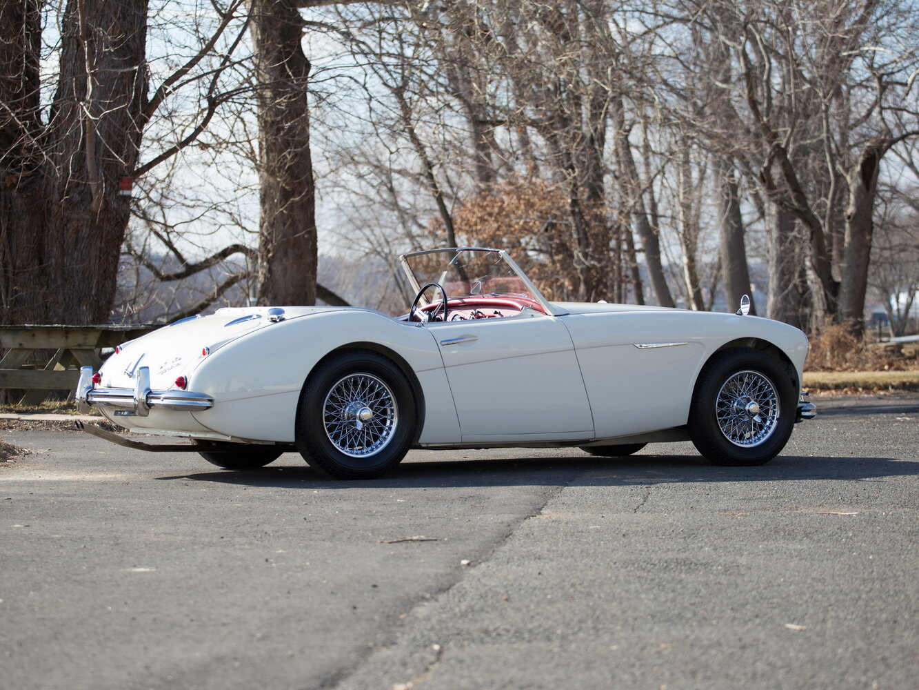 Austin Healey 3000, II (BN7, BT7), 1961–1962, Родстер 2+2: Rear three-quarter view