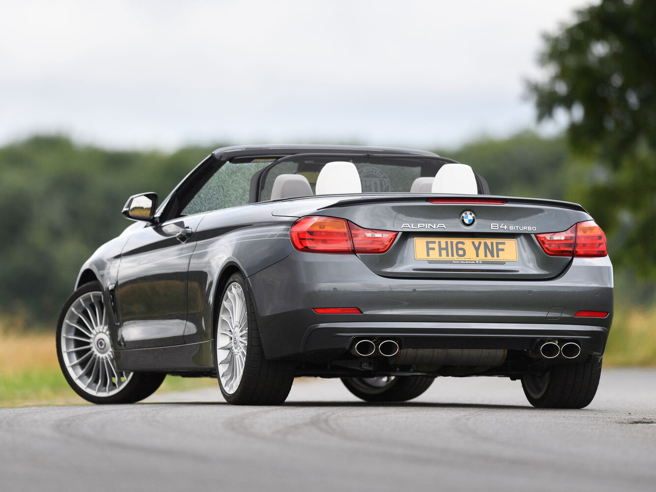 Alpina B4, F32/F33, 2013–2017, Convertible: Rear three-quarter view