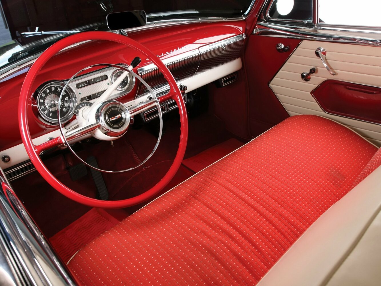 Chevrolet Bel Air, I, 1949–1954, Купе: Передняя панель