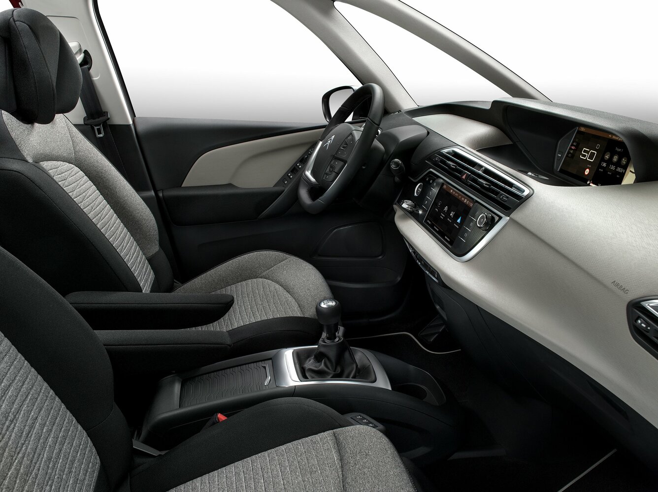 Citroen C4 Picasso, II facelift, 2016–2018, Compact MPV Grand: Front cabin