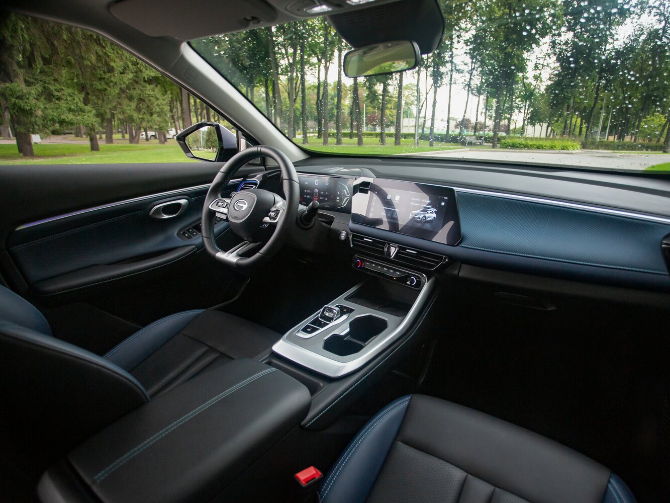 GAC GS3, , 2023–2026, Внедорожник 5 дв.: Передняя часть салона