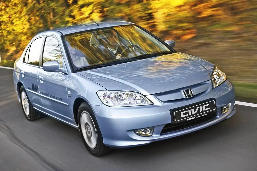 Honda Civic, 7 поколение, ES, рестайлинг, Седан, Европа, 09.2003 - 08.2005: фото поколения 2