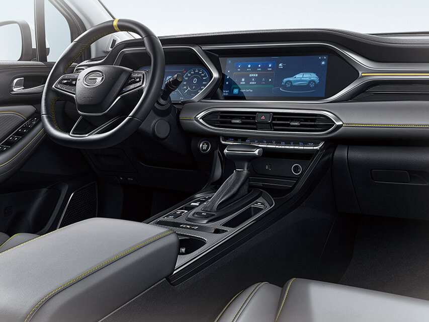 GAC Trumpchi GS4, II Рестайлинг, 2022–2024, Внедорожник 5 дв.: Передняя часть салона