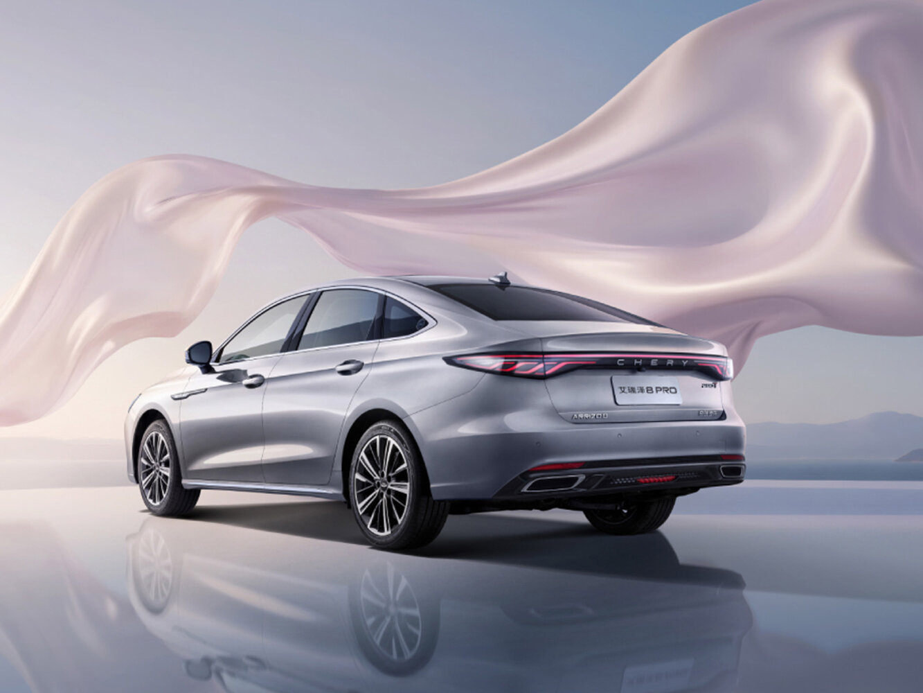 Chery Arrizo 8 Pro, , 2025–2026, Седан: Вид сзади в три четверти