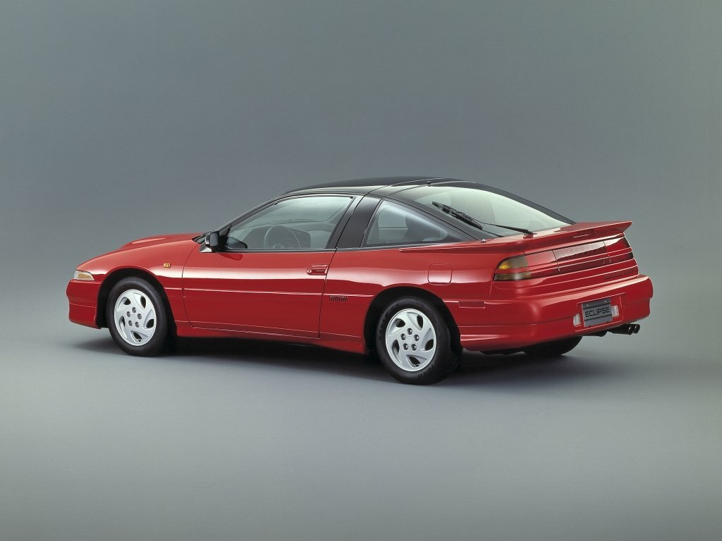 Mitsubishi Eclipse, I, 1989–1995, Купе: Вид сзади в три четверти