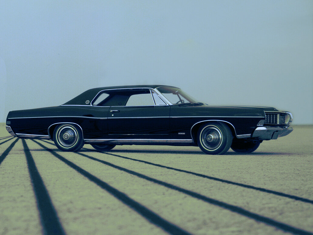 Ford LTD, I, 1967–1968, Coupe-хардтоп: Side view