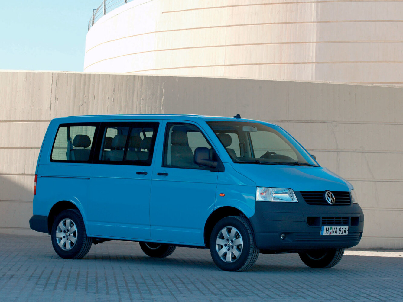 Volkswagen Transporter, T5, 2003–2009, Minivan: Side view