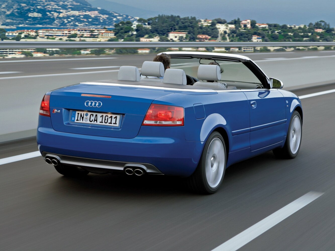 Audi S4, III (B7), 2004–2008, Кабриолет: Вид сзади в три четверти