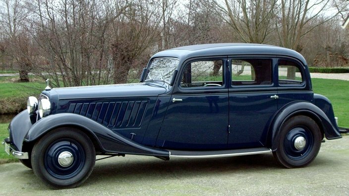 Wanderer W50, I, 1936–1938, Седан: Вид сбоку