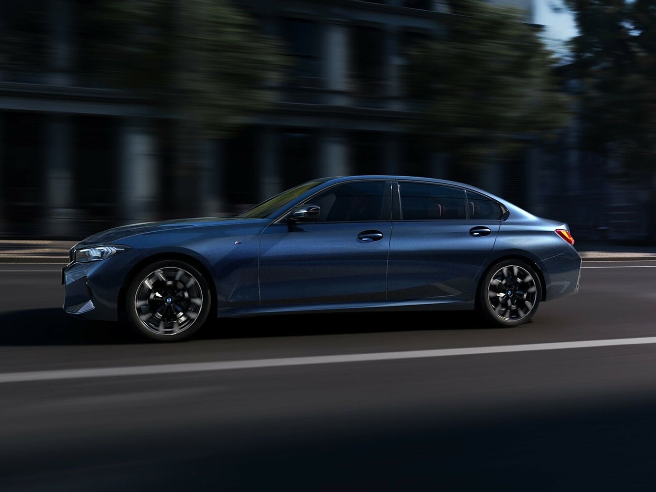 BMW 3 серии, VII (G2x) Рестайлинг 2, 2024–2026, Седан Long: Вид сбоку