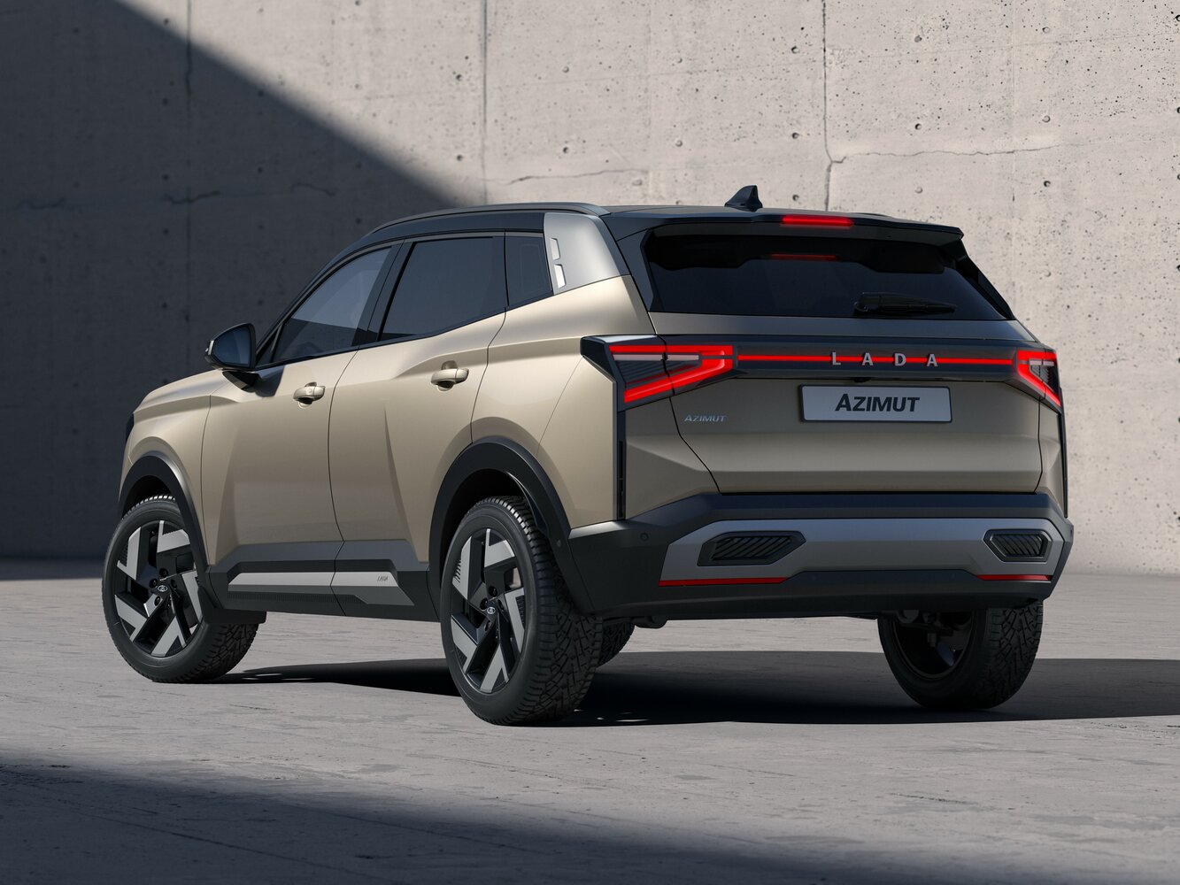 Lada (ВАЗ) Azimut, , 2026–2026, SUV 5 door: Rear three-quarter view