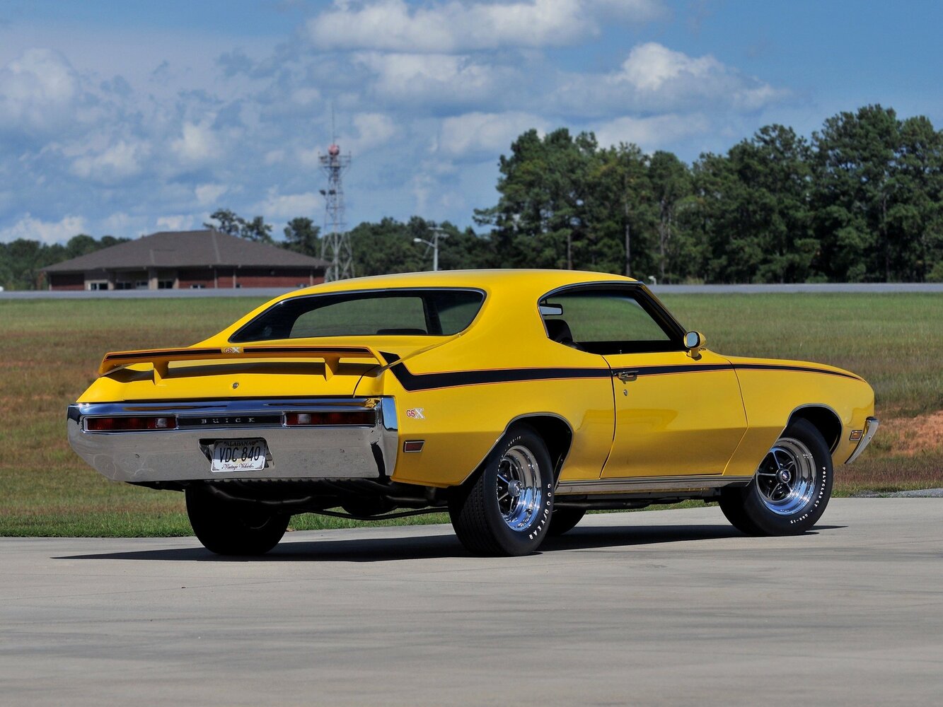 Buick GS, I, 1970–1972, Купе GSX: Вид сзади в три четверти