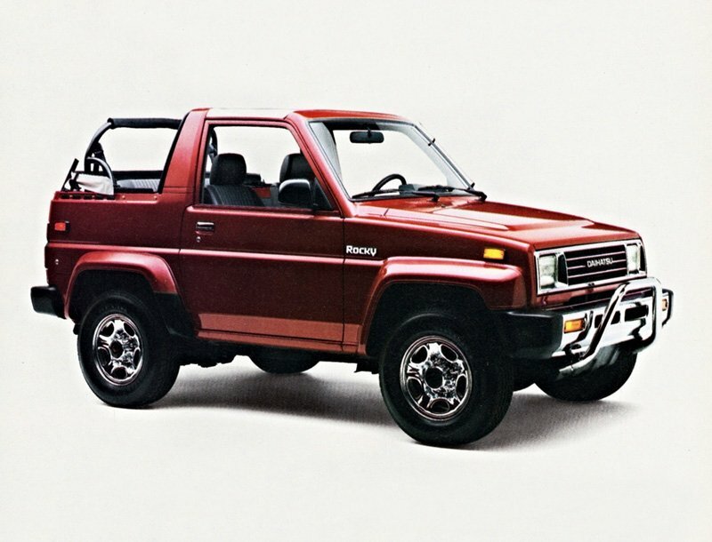 Daihatsu Rocky, I, 1989–1998, Внедорожник открытый: Вид сбоку