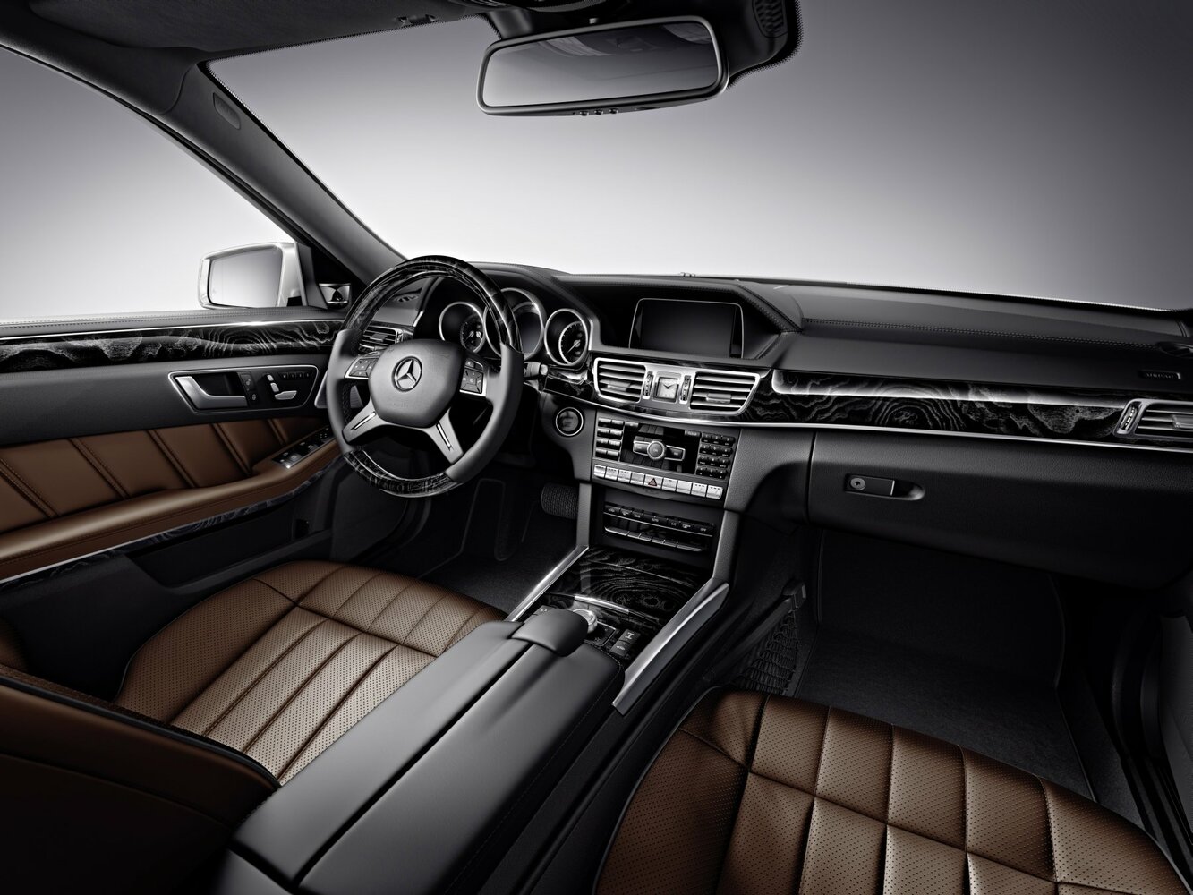 Mercedes-Benz E-Класс, IV (W212, S212, C207) Рестайлинг, 2013–2016, Универсал 5 дв.: Передняя часть салона