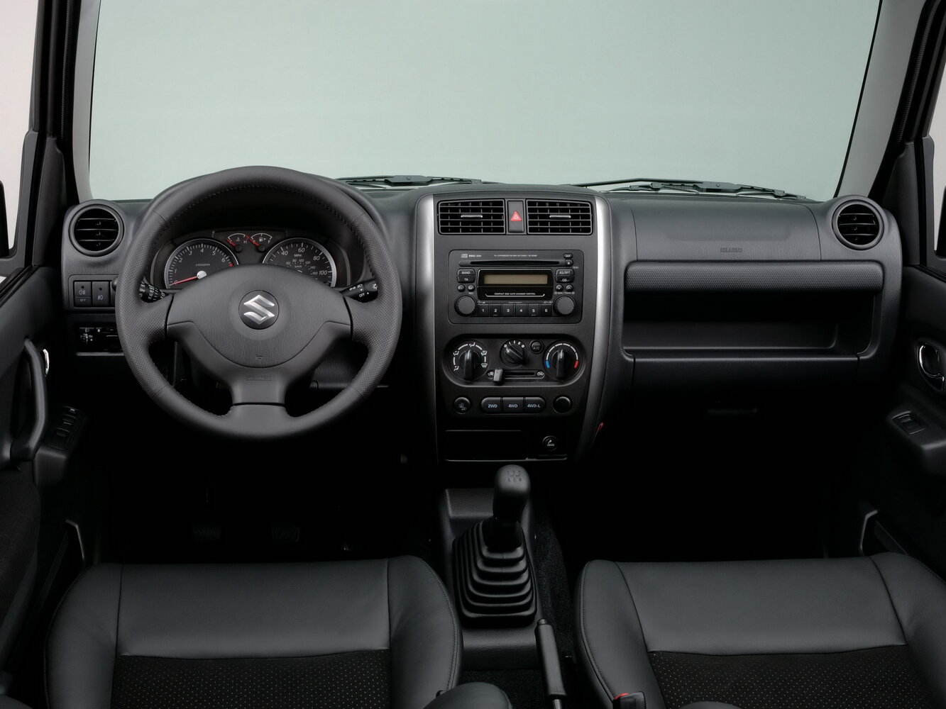 Suzuki Jimny, III Рестайлинг 1, 2005–2012, Внедорожник открытый: Передняя панель