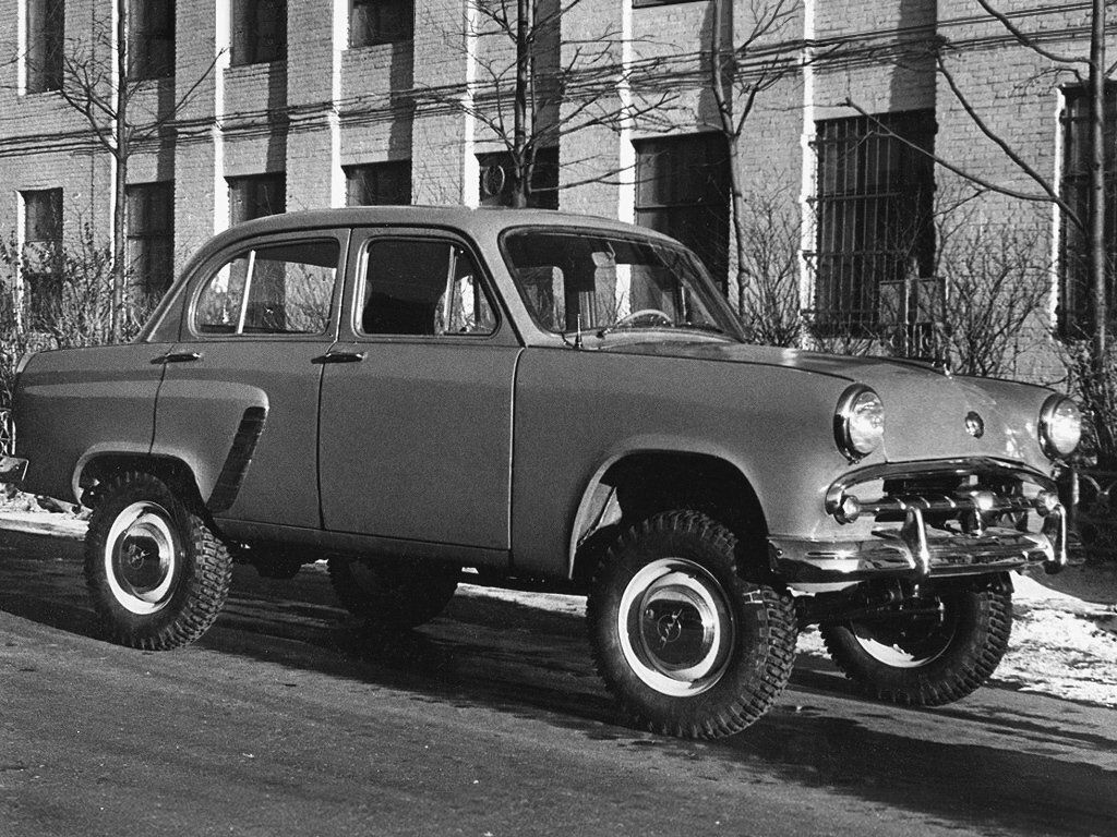 Москвич 410, , 1957–1961, Седан: Вид сбоку