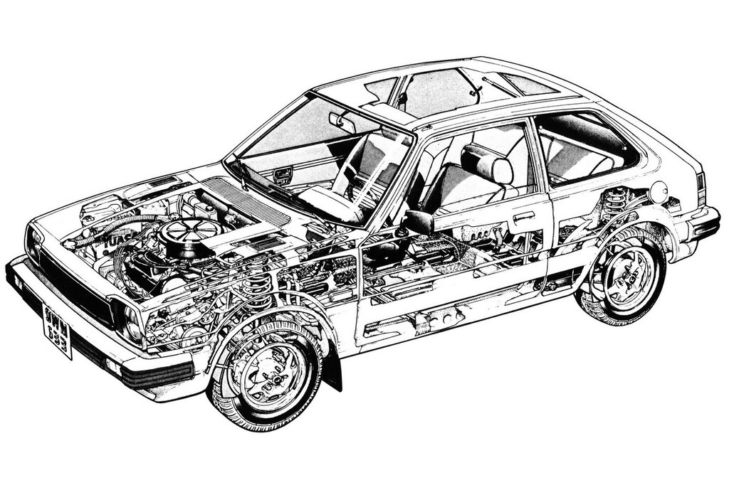 Honda Civic, 2 поколение, SL, Хэтчбек 3 дв., Европа, 07.1979 - 08.1980: фото поколения 3