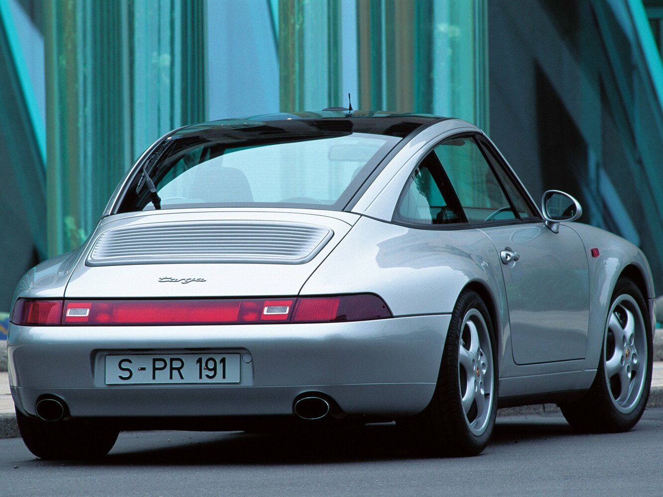 Porsche 911, IV (993), 1993–1998, Тарга Targa: Вид сзади в три четверти